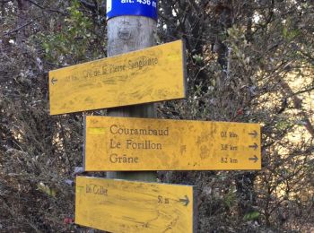 Trail Walking La Roche-sur-Grane - La Pierre Sanglante  - Photo
