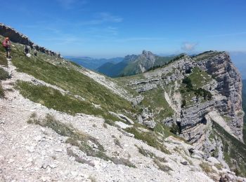 Randonnée Marche Plateau-des-Petites-Roches - Tour de La Dent de Crolles par les sangles et la Vire Est - Photo