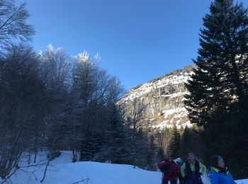 Trail Snowshoes Entremont-le-Vieux - le désert mollard planet grapillon - Photo