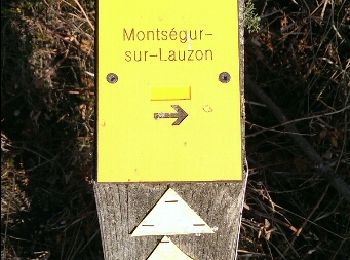Tour Wandern Montségur-sur-Lauzon - Bassin des druides. Montségur-lauzon - Photo