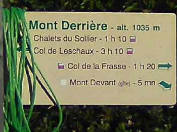Percorso Marcia Bellecombe-en-Bauges - Mont Derrière-ch. du Sollier - Photo