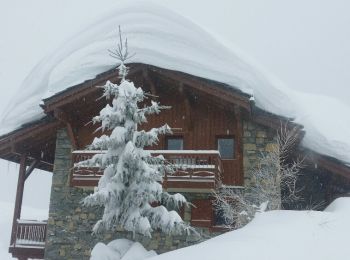 Tour Schneeschuhwandern Montvalezan - 20179121 raquette la rosiere  - Photo