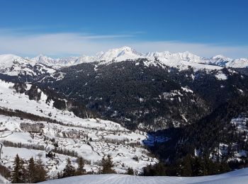 Randonnée Raquettes à neige La Clusaz - col aravis - Photo
