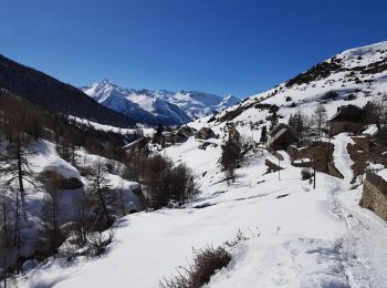 Tour Schneeschuhwandern Saint-Paul-sur-Ubaye - Le Col de Mirandol - Photo