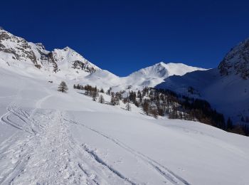 Trail Snowshoes Saint-Paul-sur-Ubaye - Le Col du Vallonnet - Photo