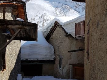 Tocht Sneeuwschoenen Saint-Paul-sur-Ubaye - Le Vallon de Mary - Photo