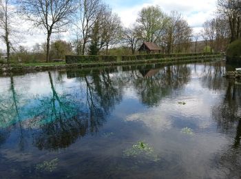Randonnée Marche Villecomte - VILLECOMTE, Le Creux Bleu, la ferme de Mortière - Photo