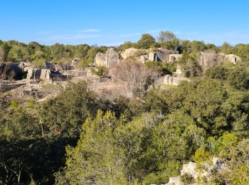 Randonnée Marche Aubais - aubais-junas-moulin de corbières - Photo