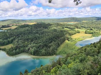 Randonnée Marche La Chaux-du-Dombief - pic de l'aigle belvedere des 4 lacs Chaux du dombief - Photo