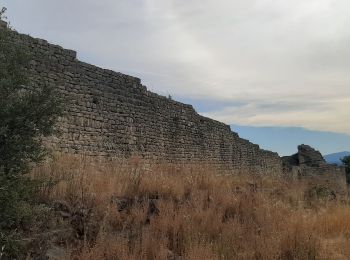 Randonnée Marche Ganagobie - GANAGOBIE  . Tour par le bas . Visite Ganagobie  o  m s  - Photo