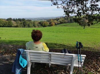 Percorso Marcia Tazilly - Tazilly jaune avec banc - Photo