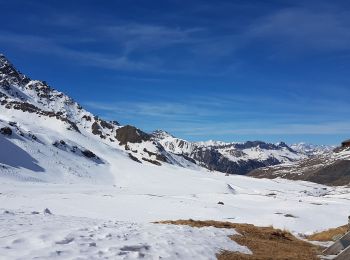 Tocht Sneeuwschoenen Saint-Véran - Lac de la blanche a partir de st verran - Photo