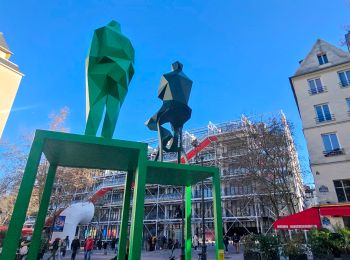 Tocht Stappen Parijs - Parcours Space Invaders St Lazare - Chatelet 890 points - Photo