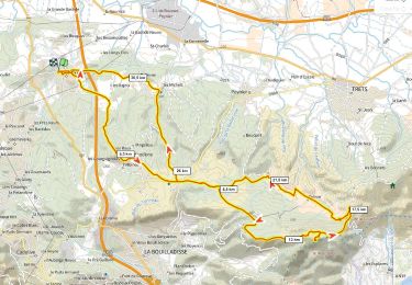 Randonnée V.T.T. Fuveau - Le Regagnas par Belcodène retour par Kirbon et Les Michels D+715m - Photo