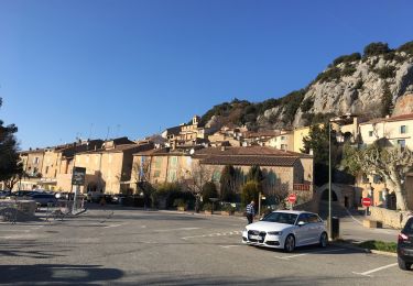 Randonnée Marche Bauduen - Bauduen: Le tour de 