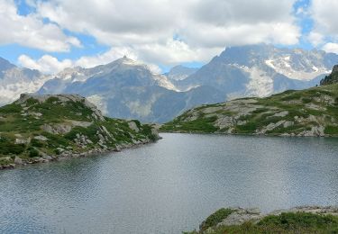 Randonnée Marche La Chapelle-en-Valgaudémar - lacs de Pétarels et col Beranne - Photo