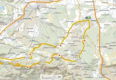 Trail Mountain bike Fuveau - Pilon du Roi D+780m par Château-bas - Photo