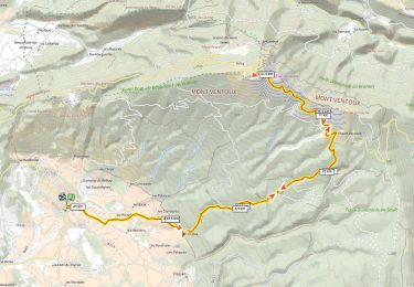 Tour Rennrad Bédoin - Le Ventoux direct D+1600m depuis Bédoin  - Photo