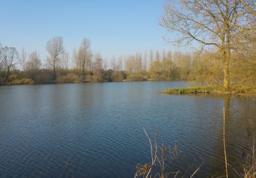 Tour Wandern Oisy-le-Verger - boucle des etangs Ecourt St Quentin - Photo