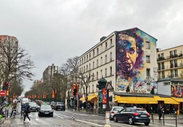 Randonnée Marche Paris - DP75-17 De Tolbiac à bibliothèque François-Mitterand - Photo