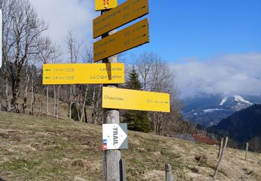 Trail Snowshoes Saint-Nicolas-la-Chapelle - Autour de Chaucisse en raquettes - Photo