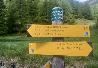 Tocht Stappen Abriès-Ristolas - ABRIES .ECHÀLP. RISTOLAS.LAC EGORGEOU . BOUQUETINS O - Photo