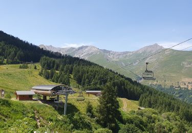 Trail Mountain bike Valloire - lac des cerces valloire - Photo