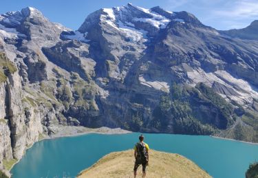 Tour Wandern Kandersteg - 2022-09-12 Marche Suisse Lac Oeschinen - Photo