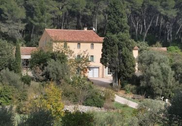 Tour Wandern Le Beausset - la tête de cade. Maison des 4 frères le Beausset  - Photo