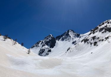 Trail Touring skiing Saint-Martin-Vésubie - Tour tête des Tablasses  - Photo