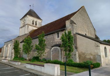 Tour Wandern Saint-Georges-sur-Cher - Saint-Georges-sur-Cher - la plage le Port l'Union Eglise - 2.9km 20m 45mn - 2020 06 14 - Photo