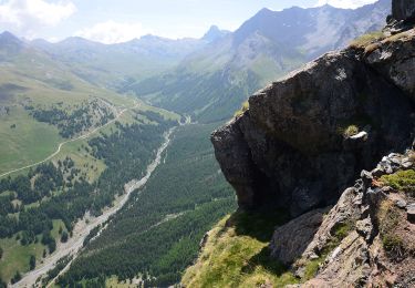 Tocht Stappen Saint-Véran - Saint Véran - Cabanes de Lamaron - Pic Cascavelier - Crête et Croix de Curlet - Photo