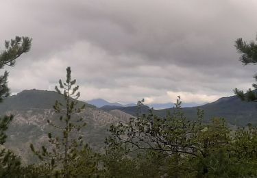 Trail Walking Saint-Jacques - SAINT JACQUES.  PRE DE SIROM .  ENTRE PUY , PIED MARCELLIN . Chateau plus haut , Chaudon , col de Chaudon ,  - Photo