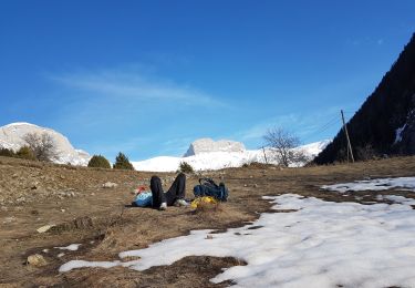 Tocht Sneeuwschoenen Méolans-Revel - Laverq - Photo