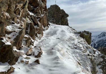 Randonnée Marche Isola - Pas de Ste Anne Hiver  - Photo