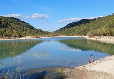 Trail Walking Sainte-Croix-de-Quintillargues - tour des charbonnières et tour du lac de Ceceles - Photo