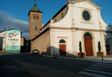 Tocht Stappen Violay - Départ de Violay - Photo