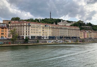 Trail Walking La Mulatière - Lyon Saône Pentes de la Croix-rousse - Photo