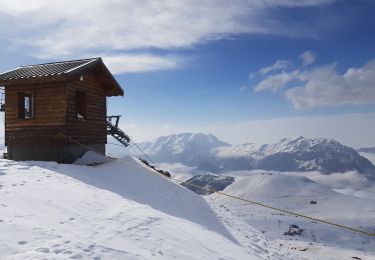 Excursión Esquí de fondo Huez - Alpes d'Huez - lac Blanc - Photo