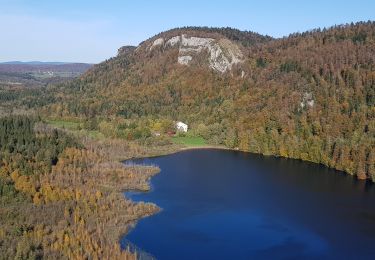 Trail Walking Bonlieu - lac de bonlieu et belvédère - Photo