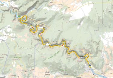 Trail Canoe - kayak Vallon-Pont-d'Arc - SityTrail - gorge de l Ardèche vallon - sauze - Photo
