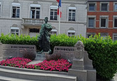 Percorso Marcia Péruwelz - bonsecours peruwez. foret belge et française. l'ermitage. séquoia - Photo