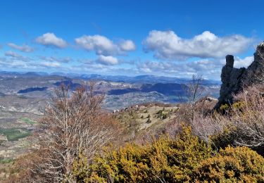 Trail Walking Saint-Vincent-sur-Jabron - Crête Montagne de Mare Via St Vincent sur Jabron - Photo