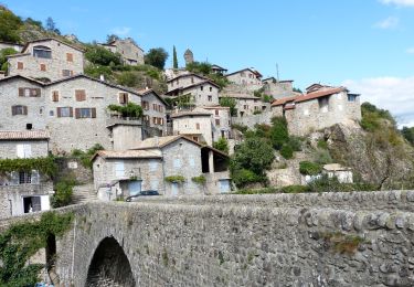 Percorso Marcia Jaujac - Jaujac-Ladenne-Fontfreyde-Rocher du Midi - Photo