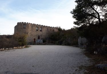 Tour Wandern Trigance - Trigance, Pont de Sautet, Clue de Carejuan - Photo