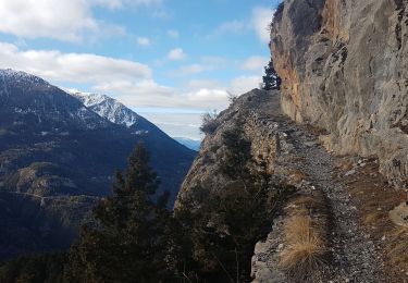 Trail Touring skiing Méolans-Revel - Tête de Louis XVI - Photo