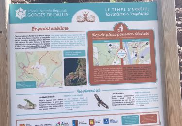 Trail Walking Daluis - Point Sublime Gorges de Daluis  - Photo