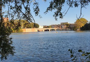 Tocht Hybride fiets Roquettes - Toulouse la prairie des filtres A/R - Photo