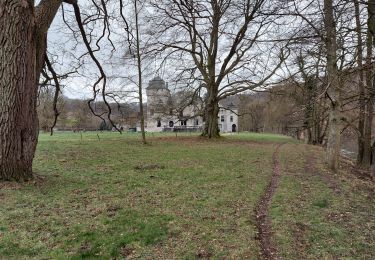 Tour Wandern Hamoir - Chateau de Lassus - croix du Berger - Photo