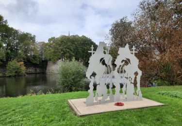 Tocht Stappen Ieper - ypres- moitié des remparts  - Photo